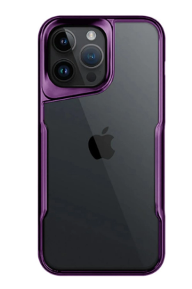 Newface iPhone 15 Pro Kılıf Boyi Silikon Kapak - Derin Mor resmi