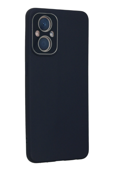 Newface Oppo Reno 7 Lite Kılıf Lansman Glass Kapak - Lacivert resmi