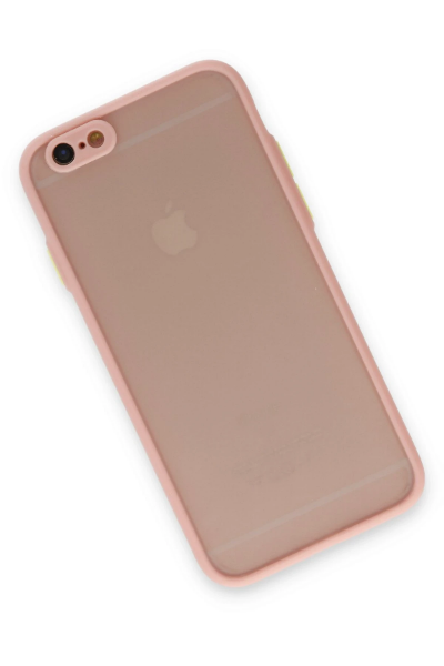 Newface iPhone 6 Kılıf Montreal Silikon Kapak - Pembe resmi