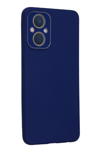 Newface Oppo Reno 7 Lite Kılıf Lansman Glass Kapak - Sky Blue resmi