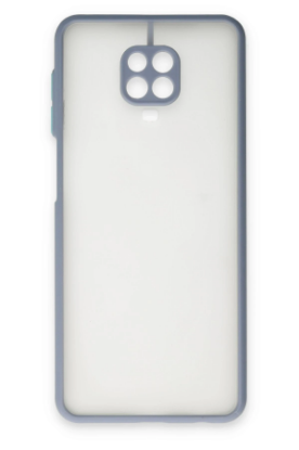 Newface Xiaomi Redmi Note 9 Pro Kılıf Montreal Silikon Kapak - Gri resmi