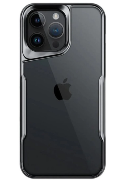 Newface iPhone 15 Pro Max Kılıf Boyi Silikon Kapak - Titan Gri resmi