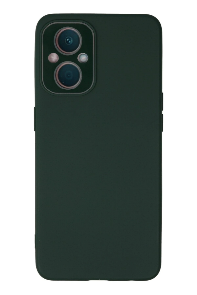 Newface Oppo Reno 7 Lite Kılıf Lansman Glass Kapak - Koyu Yeşil resmi