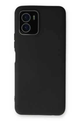 Newface Vivo Y15S Kılıf Lansman Glass Kapak - Siyah resmi