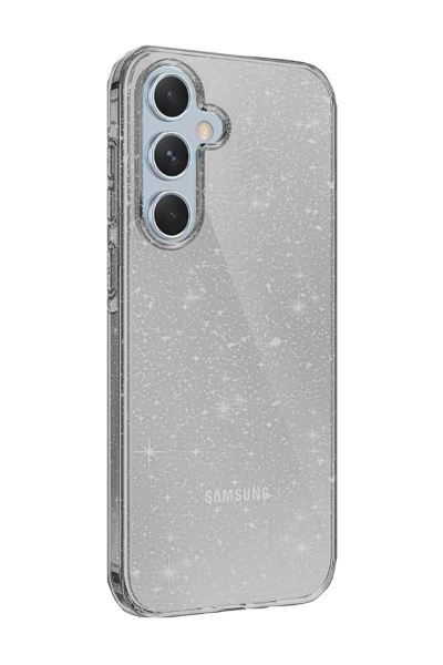 Newface Samsung Galaxy A35 5G Kılıf Glow Kapak - Siyah resmi