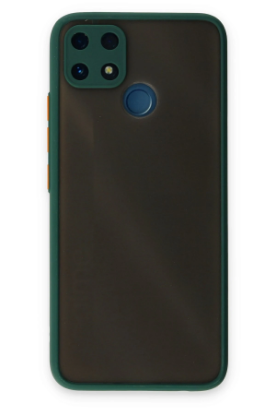 Newface Realme C25 Kılıf Montreal Silikon Kapak - Yeşil resmi