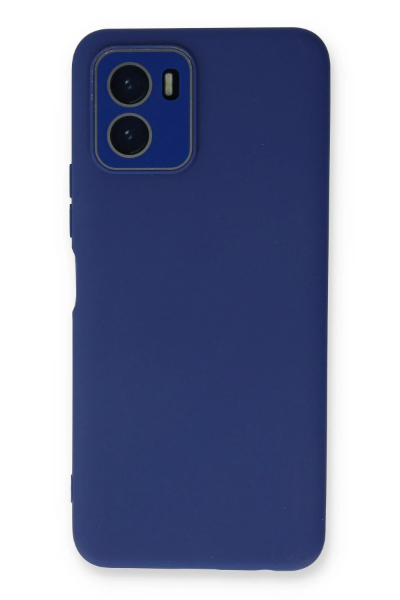 Newface Vivo Y15S Kılıf Lansman Glass Kapak - Sky Blue resmi