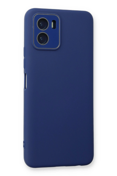 Newface Vivo Y15S Kılıf Lansman Glass Kapak - Sky Blue resmi