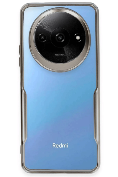 Newface Xiaomi Redmi A3 4G Kılıf Boyi Silikon Kapak - Titan Gri resmi