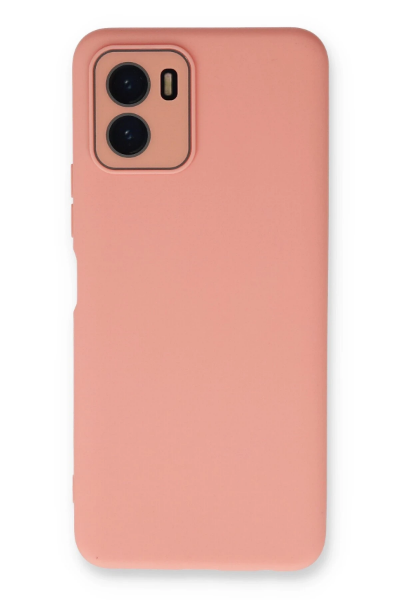 Newface Vivo Y15S Kılıf Lansman Glass Kapak - Pembe resmi