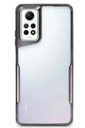Newface Xiaomi Redmi Note 12 Pro 4G Kılıf Boyi Silikon Kapak - Siyah resmi