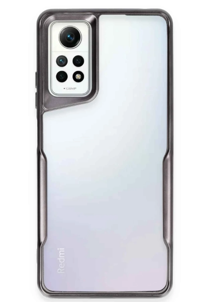 Newface Xiaomi Redmi Note 12 Pro 4G Kılıf Boyi Silikon Kapak - Siyah resmi