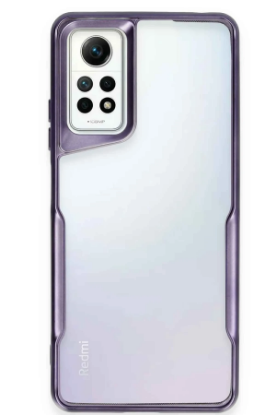 Newface Xiaomi Redmi Note 12 Pro 4G Kılıf Boyi Silikon Kapak - Derin Mor resmi