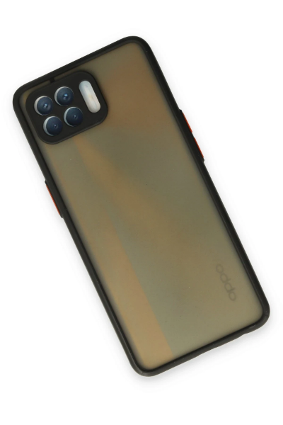 Newface Oppo Reno 4 Lite Kılıf Montreal Silikon Kapak - Siyah resmi