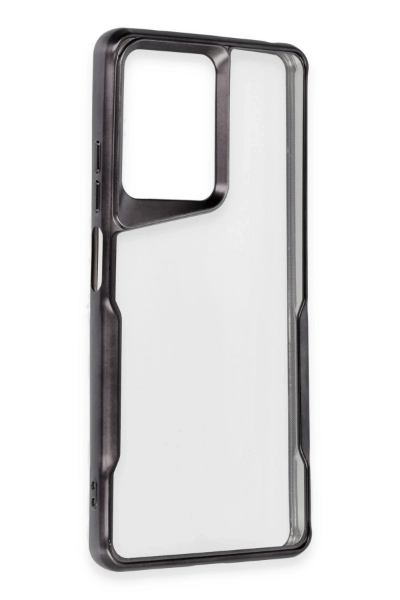Newface Xiaomi Redmi Note 12 Pro 5G Kılıf Boyi Silikon Kapak - Siyah resmi