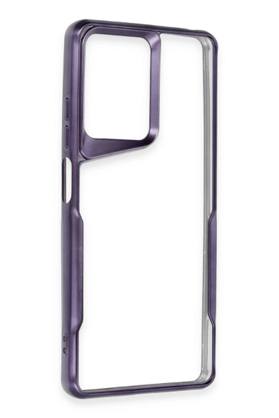 Newface Xiaomi Redmi Note 12 Pro 5G Kılıf Boyi Silikon Kapak - Derin Mor resmi