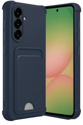 Newface Samsung Galaxy A36 Kılıf Kelvin Kartvizitli Silikon - Lacivert resmi