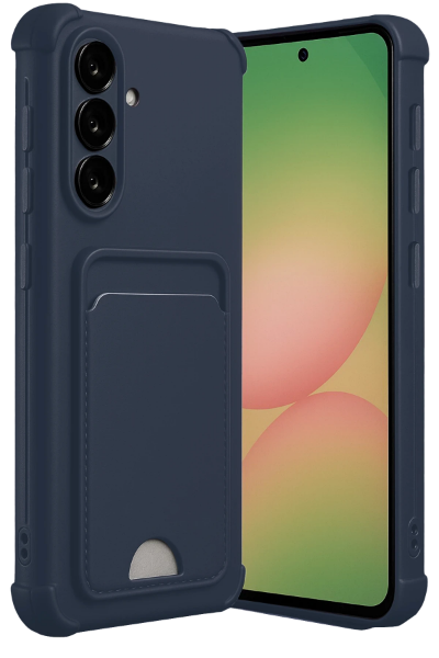 Newface Samsung Galaxy A36 Kılıf Kelvin Kartvizitli Silikon - Lacivert resmi