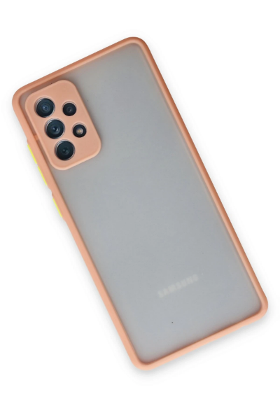 Newface Samsung Galaxy A52 Kılıf Montreal Silikon Kapak - Pembe resmi