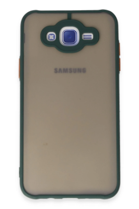 Newface Samsung Galaxy J7 Kılıf Montreal Silikon Kapak - Yeşil resmi