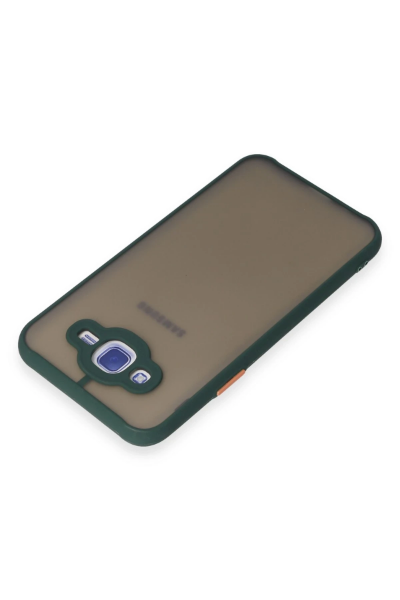 Newface Samsung Galaxy J7 Kılıf Montreal Silikon Kapak - Yeşil resmi