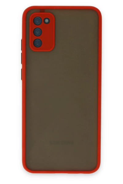 Newface Samsung Galaxy S20 FE Kılıf Montreal Silikon Kapak - Kırmızı resmi