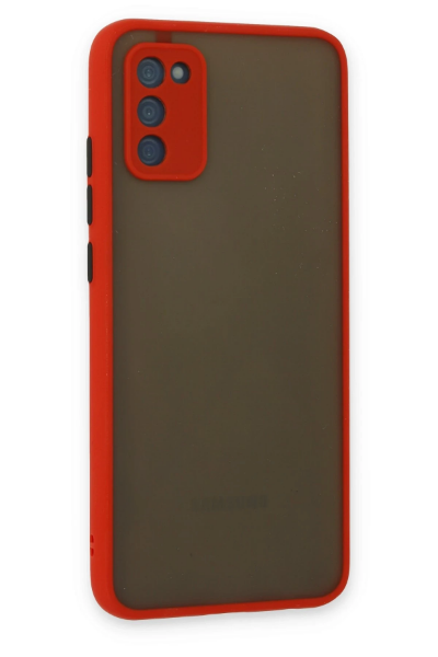 Newface Samsung Galaxy S20 FE Kılıf Montreal Silikon Kapak - Kırmızı resmi
