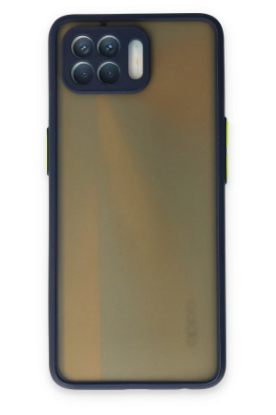 Newface Oppo Reno 4 Lite Kılıf Montreal Silikon Kapak - Lacivert resmi