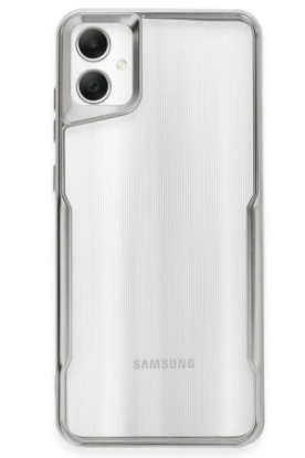 Newface Samsung Galaxy A05 Kılıf Boyi Silikon Kapak - Gümüş resmi