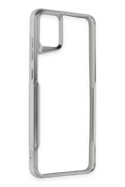 Newface Samsung Galaxy A05 Kılıf Boyi Silikon Kapak - Gümüş resmi