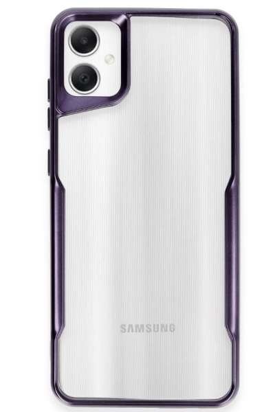Newface Samsung Galaxy A05 Kılıf Boyi Silikon Kapak - Derin Mor resmi