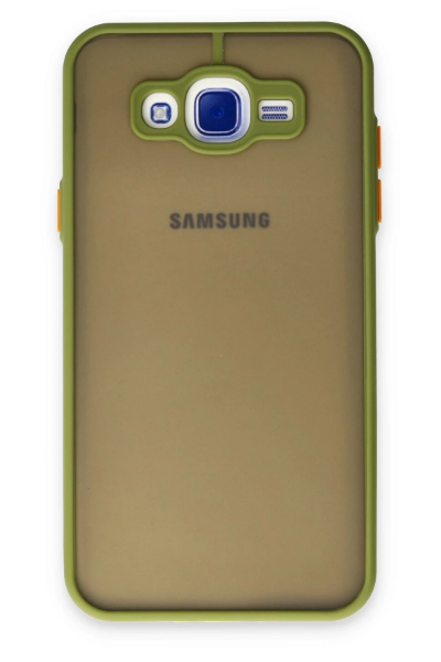 Newface Samsung Galaxy J7 Kılıf Montreal Silikon Kapak - Açık Yeşil resmi