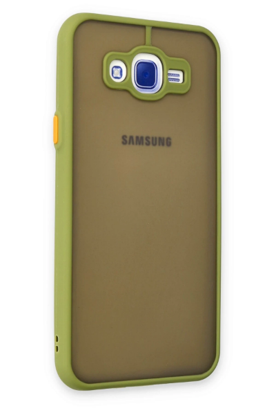 Newface Samsung Galaxy J7 Kılıf Montreal Silikon Kapak - Açık Yeşil resmi