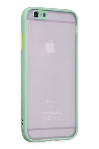 Newface iPhone 6 Kılıf Montreal Silikon Kapak - Turkuaz resmi