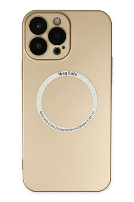 Newface iPhone 13 Pro Kılıf Jack Magneticsafe Lens Silikon - Gold resmi