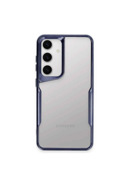 Newface Samsung Galaxy A14 4G Kılıf Boyi Silikon Kapak - Lacivert resmi