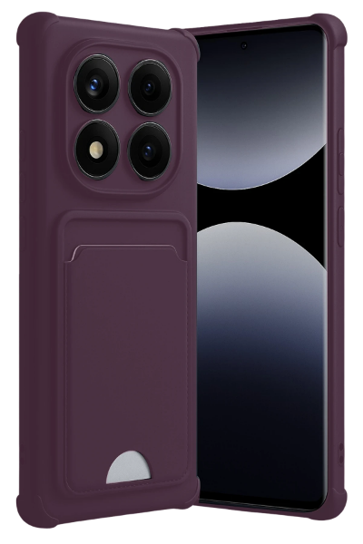 Newface Xiaomi Redmi Note 14 Pro 5G Kelvin Kartvizitli Silikon - Derin Mor resmi