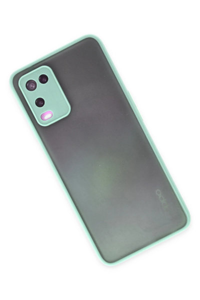 Newface Oppo A54 4G Kılıf Montreal Silikon Kapak - Turkuaz resmi