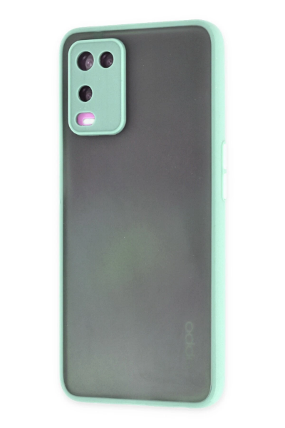 Newface Oppo A54 4G Kılıf Montreal Silikon Kapak - Turkuaz resmi