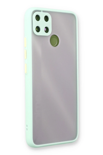 Newface Realme C25 Kılıf Montreal Silikon Kapak - Turkuaz resmi
