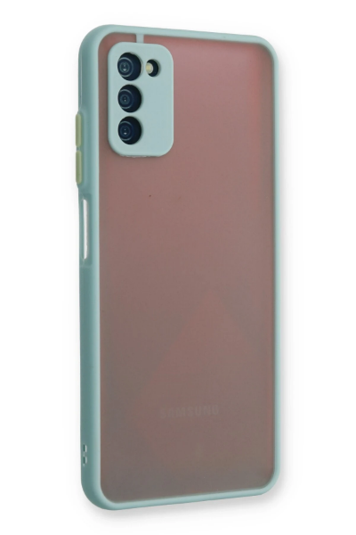 Newface Samsung Galaxy A03S Kılıf Montreal Silikon Kapak - Turkuaz resmi