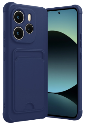Newface Xiaomi Redmi Note 14 4G Kelvin Kartvizitli Silikon - Lacivert resmi