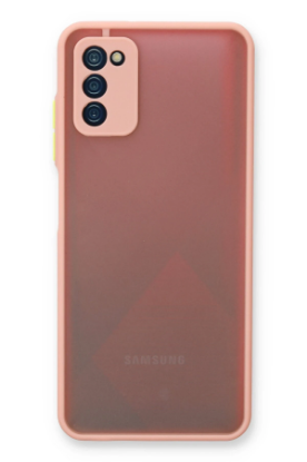 Newface Samsung Galaxy A03S Kılıf Montreal Silikon Kapak - Pembe resmi