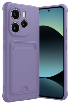 Newface Xiaomi Redmi Note 14 4G Kelvin Kartvizitli Silikon - Lila resmi