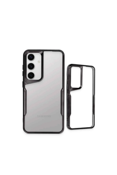 Newface Samsung Galaxy A25 5G Kılıf Boyi Silikon Kapak - Siyah resmi