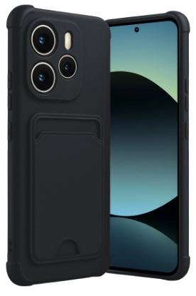 Newface Xiaomi Redmi Note 14 4G Kelvin Kartvizitli Silikon - Siyah resmi