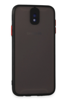 Newface Samsung Galaxy J7 Pro / J730 Kılıf Montreal Silikon Kapak - Siyah resmi