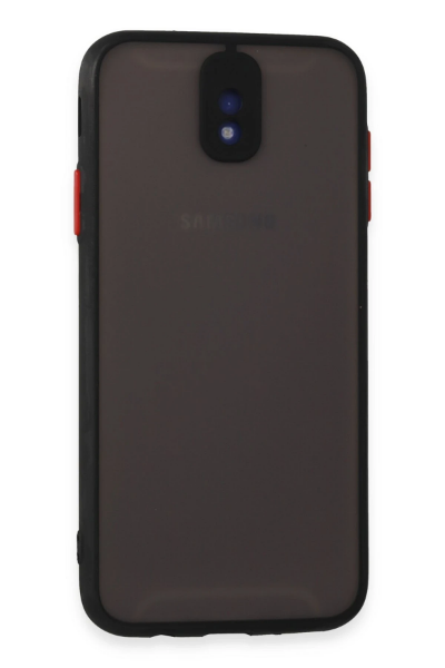 Newface Samsung Galaxy J7 Pro / J730 Kılıf Montreal Silikon Kapak - Siyah resmi