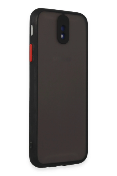 Newface Samsung Galaxy J7 Pro / J730 Kılıf Montreal Silikon Kapak - Siyah resmi