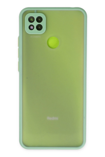 Newface Xiaomi Redmi 9C Kılıf Montreal Silikon Kapak - Turkuaz resmi